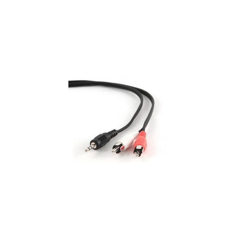 Cablexpert | 2.5m, 3.5mm/2xRCA, M/M | 3.5mm | 2 x RCA