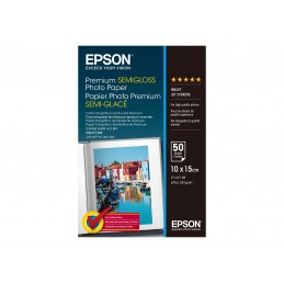 Epson Premium Semigloss Photo Paper 10x15cm, 251g/m2, 50 sheets