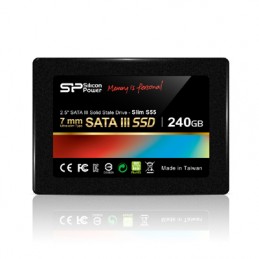 Silicon Power | Slim S55 | 240 GB | Solid-state drive interface SATA | Read speed 550 MB/s | Write speed 450 MB/s