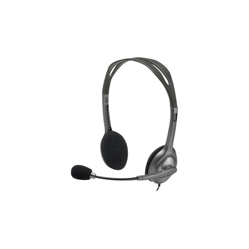 Logitech | Stereo headset | H111 | On-Ear Built-in microphone | 3.5 mm | Grey