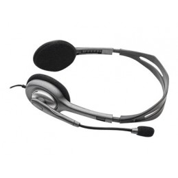 Logitech | Stereo headset | H111 | On-Ear Built-in microphone | 3.5 mm | Grey