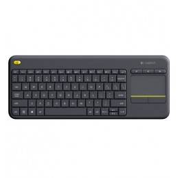 Logitech | K400 Plus | Keyboard with Trackpad | Wireless | NL | Black | USB port | 380 g