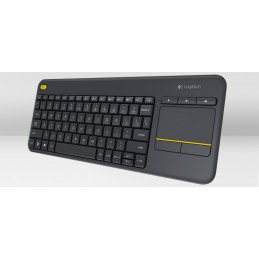 Logitech | K400 Plus | Keyboard with Trackpad | Wireless | NL | Black | USB port | 380 g