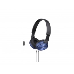 Sony | ZX series | MDR-ZX310AP | Wired | On-Ear | Blue