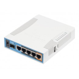 MikroTik | RB962UiGS-5HacT2HnT | hAP ac | 802.11ac | 2.4/5.0 | 1300 Mbit/s | 10/100/1000 Mbit/s | Ethernet LAN (RJ-45) ports 5 |