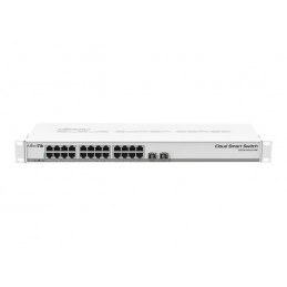 MikroTik | Cloud Smart Switch | CSS326-24G-2S+RM | Managed L2 | Rackmountable | Gigabit Ethernet (copper) ports quantity 24 | SF