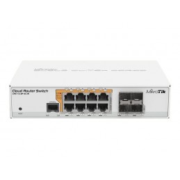 MikroTik | Cloud Router Switch CRS112-8P-4S-IN | Web managed | Desktop | Gigabit Ethernet (copper) ports quantity 8 | SFP ports 