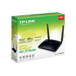 4G LTE Router | TL-MR6400 | 802.11n | 300 Mbit/s | 10/100 Mbit/s | Ethernet LAN (RJ-45) ports 3 | Mesh Support No | MU-MiMO No |