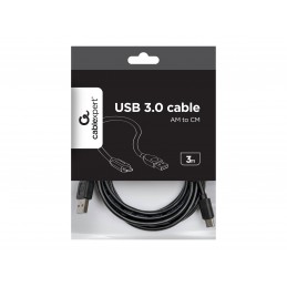 Cablexpert | USB 2.0 AM to Type-C cable (AM/CM), 3 m | USB-C to USB-A USB Type-C (male) | USB 2 AM (male)