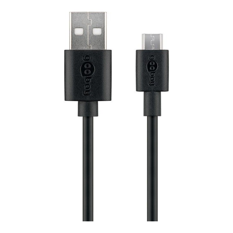 Goobay | Micro USB charging and sync cable | 46800 | USB-A to micro-USB USB 2.0 male (type A) | USB 2.0 micro male (type B)