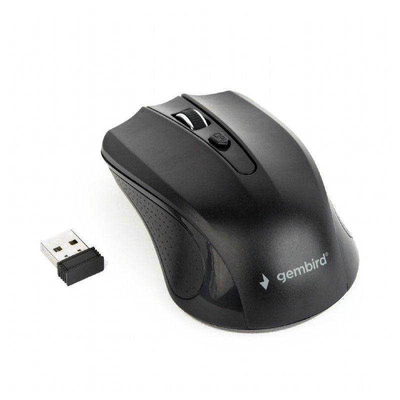 Gembird | Mouse | MUSW-4B-04 | Standard | Wireless | Black