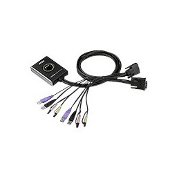 Aten 2-Port USB DVI/Audio Cable KVM Switch with Remote Port Selector | Aten | 2-Port USB DVI/Audio Cable KVM Switch with Remote 