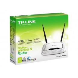 Router | TL-WR841N | 802.11n | 300 Mbit/s | 10/100 Mbit/s | Ethernet LAN (RJ-45) ports 4 | Mesh Support No | MU-MiMO No | No mob