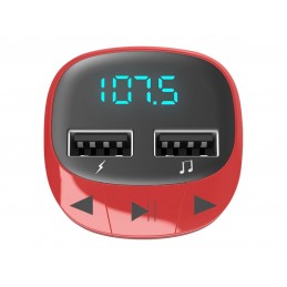 Energy Sistem Car FM Transmitter , Red