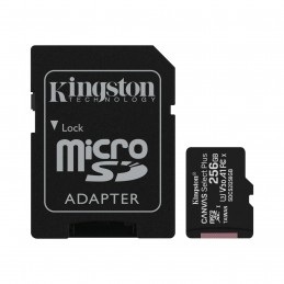 Kingston | Canvas Select Plus | UHS-I | 256 GB | MicroSDXC | Flash memory class 10 | SD Adapter