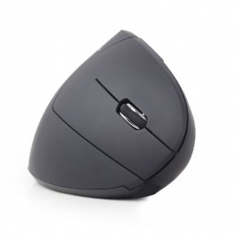 Gembird | MUSW-ERGO-01 | 2.4GHz Wireless Optical Mouse | Optical Mouse | USB | Black