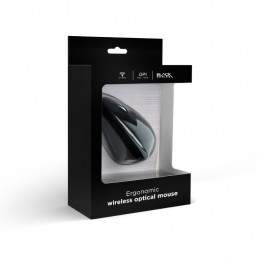 Gembird | MUSW-ERGO-01 | 2.4GHz Wireless Optical Mouse | Optical Mouse | USB | Black