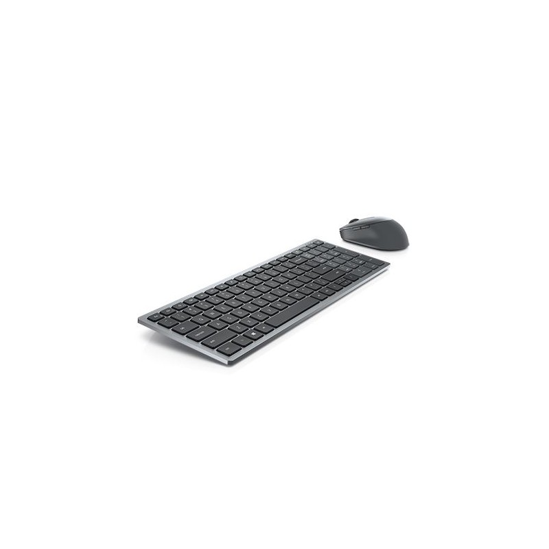 Dell | Keyboard and Mouse | KM7120W | Keyboard and Mouse Set | Wireless | Batteries included | RU | Bluetooth | Titan Gray | Num