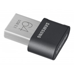 Samsung | FIT Plus | MUF-64AB/APC | 64 GB | USB 3.1 | Black/Silver