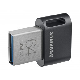 Samsung | FIT Plus | MUF-64AB/APC | 64 GB | USB 3.1 | Black/Silver