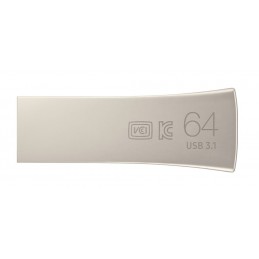 Samsung | BAR Plus | MUF-64BE3/APC | 64 GB | USB 3.1 | Silver