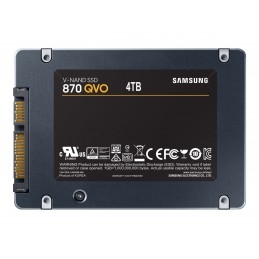 Samsung | SSD | 870 QVO | 4000 GB | SSD form factor 2.5" | Solid-state drive interface SATA III | Read speed 560 MB/s | Write sp