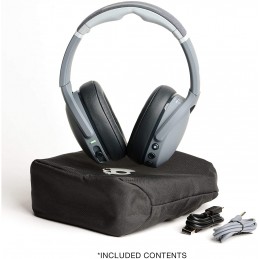 Skullcandy | Wireless Headphones | Crusher Evo | Wireless | Over-Ear | Microphone | Wireless | Chill Grey