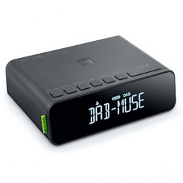 Muse | Alarm function | M-175 WI | AUX in | Alarm Clock | Black