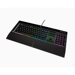 Corsair | Rubber Dome | Gaming Keyboard | K55 RGB PRO | Gaming keyboard | Wired | RGB LED light | US | Black