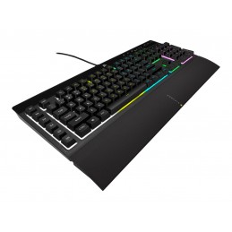 Corsair | Rubber Dome | Gaming Keyboard | K55 RGB PRO | Gaming keyboard | Wired | RGB LED light | US | Black