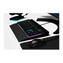 Corsair | Rubber Dome | Gaming Keyboard | K55 RGB PRO | Gaming keyboard | Wired | RGB LED light | US | Black