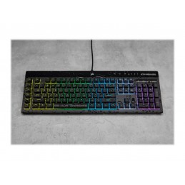 Corsair | Rubber Dome | Gaming Keyboard | K55 RGB PRO | Gaming keyboard | Wired | RGB LED light | US | Black