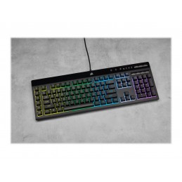 Corsair | Rubber Dome | Gaming Keyboard | K55 RGB PRO | Gaming keyboard | Wired | RGB LED light | US | Black