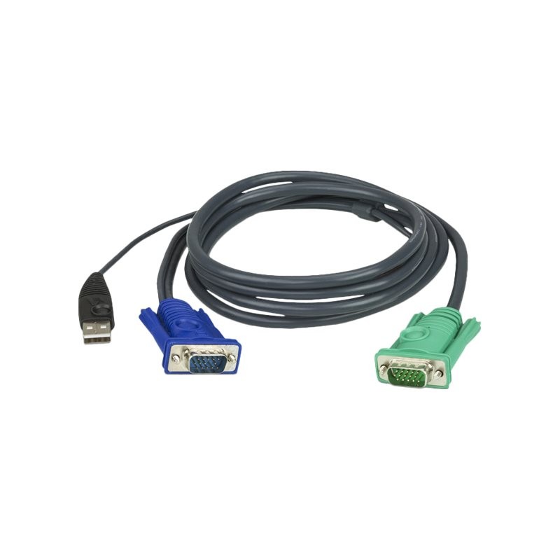 Aten | 1.8M USB KVM Cable with 3 in 1 SPHD | 2L-5202U