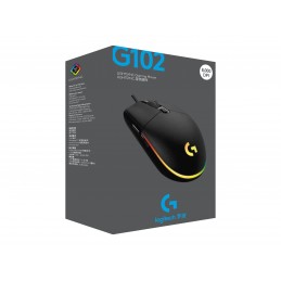 Logitech | Gaming Mouse | G102 LIGHTSYNC | Wired | USB | Black