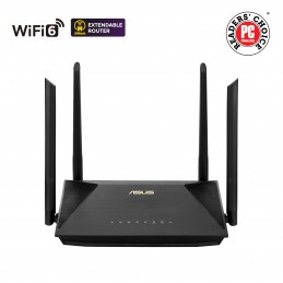 Wireless AX1800 Dual Band Gigabit Router | RT-AX53U | 1201+600 Mbit/s | Ethernet LAN (RJ-45) ports 4 | Mesh Support No | MU-MiMO