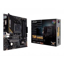 Asus | TUF GAMING A520M-PLUS II | Processor family AMD | Processor socket AM4 | DDR4 DIMM | Memory slots 4 | Supported hard disk