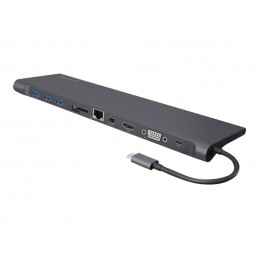 Raidsonic | Icy Box | IB-DK2102-C DockingStation | Dock | Ethernet LAN (RJ-45) ports 1 | VGA (D-Sub) ports quantity 1 | USB 3.0 