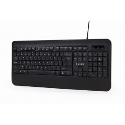 Gembird | Multimedia Keyboard | KB-UML-03 | Multimedia | Wired | US | Black