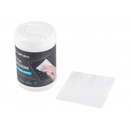 Natec Cleaning Wipes, Raccoon, 10x10 cm, 100-pack | Natec | Cleaning Wipes | NSC-1796 | Wet