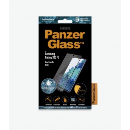 PanzerGlass | Samsng | Galaxy S21 FE CF | Hybrid glass | Black | Antibacterial Works with in-screen fingerprint reader Full fram