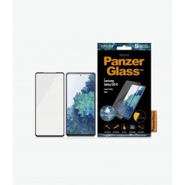 PanzerGlass | Samsng | Galaxy S21 FE CF | Hybrid glass | Black | Antibacterial Works with in-screen fingerprint reader Full fram