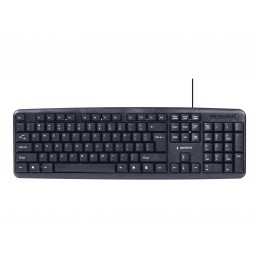 Gembird | 4-in-1 Multimedia office set | KBS-UO4-01 | Keyboard, Mouse, Pad and Headset Set | Wired | Mouse included | US | Black