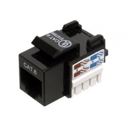 Class E CAT 6 Keystone Jack | DN-93601 | Unshielded RJ45 to LSA | Cable installation via LSA strips, color coded according to EI
