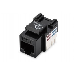 Class E CAT 6 Keystone Jack | DN-93601 | Unshielded RJ45 to LSA | Cable installation via LSA strips, color coded according to EI