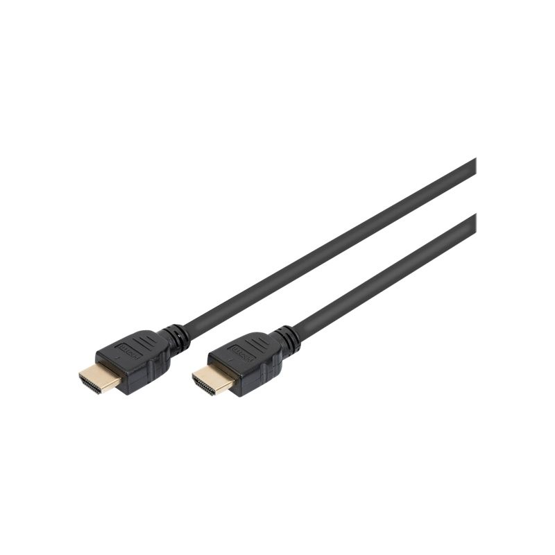 Digitus | Ultra High Speed HDMI Cable with Ethernet | Black | HDMI Male (type A) | HDMI Male (type A) | HDMI to HDMI | 1 m