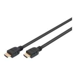 Digitus | Ultra High Speed HDMI Cable with Ethernet | Black | HDMI Male (type A) | HDMI Male (type A) | HDMI to HDMI | 1 m