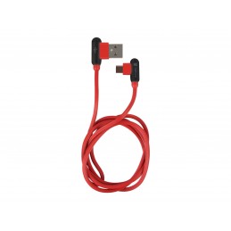 Natec Prati, Angled USB Type C to Type A Cable 1m, Red | Natec | Angled USB Type C to USB Type A | Prati | USB Type C | USB Type