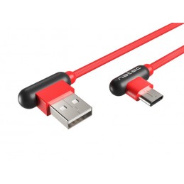 Natec Prati, Angled USB Type C to Type A Cable 1m, Red | Natec | Angled USB Type C to USB Type A | Prati | USB Type C | USB Type