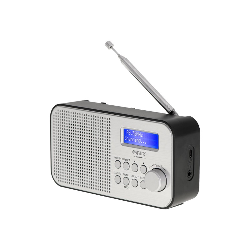 Camry | Portable Radio | CR 1179 | Alarm function | Black/Silver